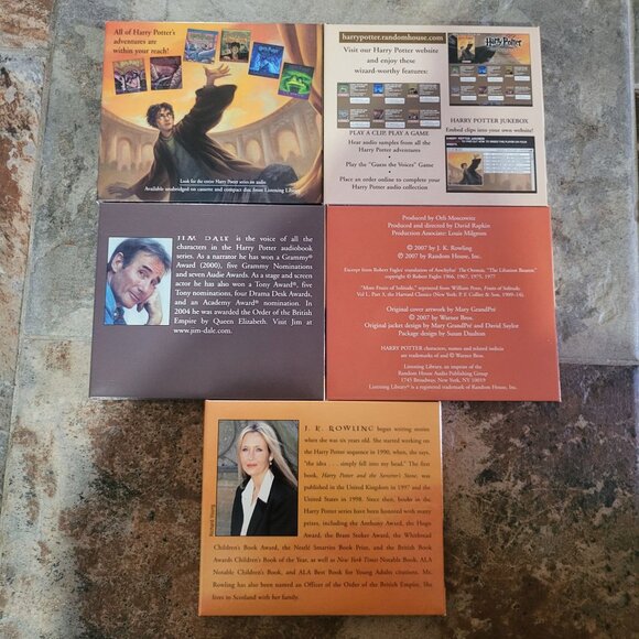 Harry Potter and The Deathly Hallows JK Rowling Audiobook 17 CDs - Picture 4 of 14